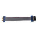 PCI-E 1X Riser Card Extender Ribbon Flexible Cables Adapter Cord