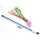 Funny Ring Paper Ball Cat Stick Teaser Wand Cats Interactive Toys (Pink)