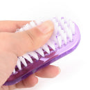 Plastic Nail Cleaning Scrubbing Brush Double Sided Hand Nail Brush CleanerME