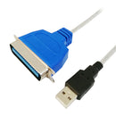1.5m Portable Parallel Port 12Mbps USB To IEEE 1284 Printer Cable For Notebooks