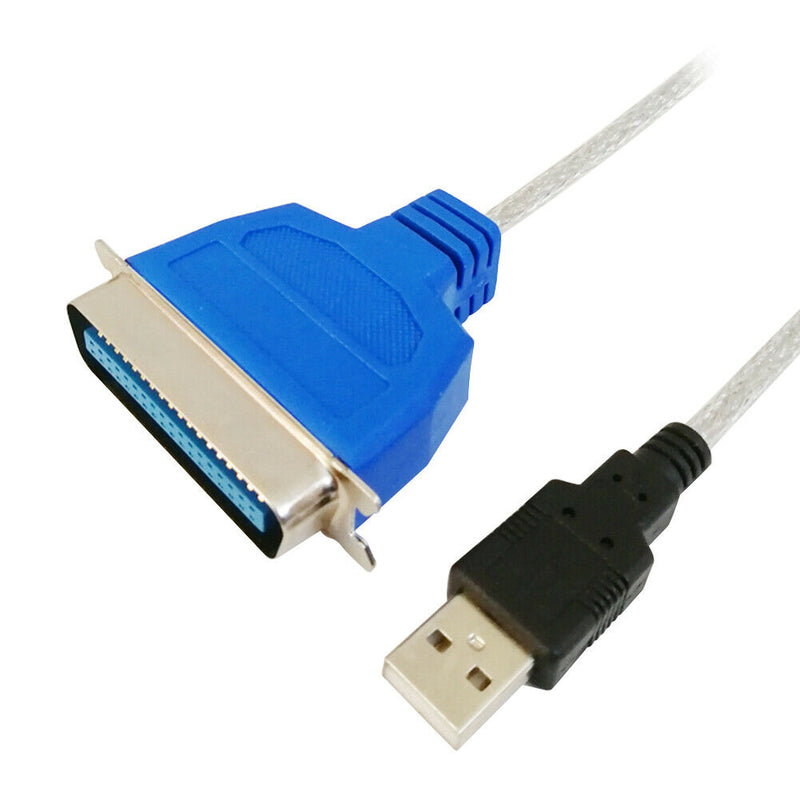 1.5m Portable Parallel Port 12Mbps USB To IEEE 1284 Printer Cable For Notebooks