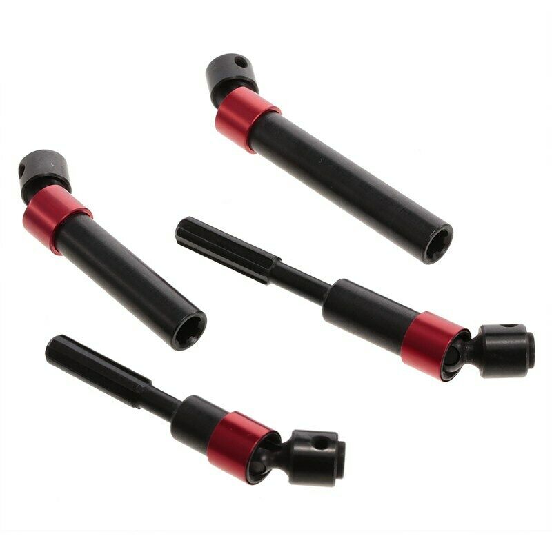 2Pcs Rc Car Front And Rear Metal Axle Cvd Drive Shaft For Traxxas Trx-4 Rc  B1I5