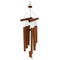 Hand-Crafted Bamboo Tubes Wind Chimes Hollow Tuned Music Natural Bamboo Win