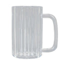2Pcs Crystal Clear Acrylic Home Unbreakable Plastic Drinking Beer Mug 520ml