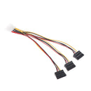 4pin IDE to 3 Serial ATA SATA Power Splitter Extension Cable Connectors Comp.kz