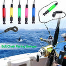 5pcs JY-SW-18 Fishing Bite Alarm Iron Coated Soft Chain Swinger Fishing Tackle