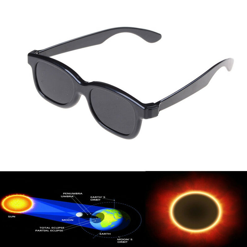 Plastic Solar Eclipse Viewing Glasses USA 2017 100% SAFE CE APPROVED DARKERBL TE
