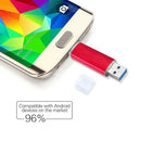 128Gb Colorful Metal Case Usb 3.0 Flash Drive Otg Pendrive MicroÃ¯Â¼ÂUsb Stick  E9Q2