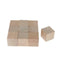 5cm Wooden Cubes, 10pcs Unfinished Square Wood Blocks for Kids Math Teaching,