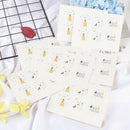 60Pcs 10Sheets Round Christmas Golden Bear Deer Sealing Labels Gift Stickers W3C