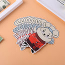 10pcs/Set Creative Cartoon Red Envelopes Chinese New Year Money Pocket (10) A