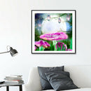 5D Full Round Drill Diamond Painting DIY Mushroom Rhinestone Picture Craft