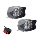 12V 8-LED 2pcs Auxiliary Headlights Fog Light Spot Lamp 12V 12w Super Bright