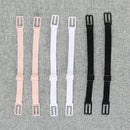 Women Nonslip Elastic Adjustable Band Bra Strap Holder Strap Back Clip 4 Pcs