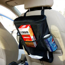 Storage for the Car Back Seat with Insulated Compartment Containing a Cool