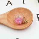 16MM Mini Glass Bottles with Beads Pendant Ornaments Jewelry Making N3C9 T6 U0C0