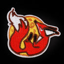 fox iron on patch embroidered applique sewing clothes stickers garment apparel F