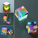 Optical Glass X-cube Dichroic Cube Prism RGB Combiner Educational Gift Splitter