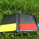 2PCS Referee Cards Red Yellow Football Sport Wallet Notebook Pencil Socce SGI
