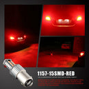 One Pair 1157 15SMD 2835 LED Auto Bulb Car Brake Lamp Turn Signal Light