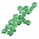 150 x Clear Green Faux Crystal Stones Ornament for Aquarium