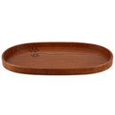 Wood Tea Plates Oval Dinner Plate Fruit Dishes Dim Sum Food Dinner Launch C