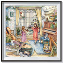 5D DIY Full Drill Diamond Painting Girl Embroidery Mosaic Kit Home Decor