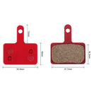 Ceramic Bicycle Disc Brake Pads Durable Bike Brake Replacement Size: 1.38 x 1.2