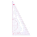 5pcs Metric Styling Rulers Curve Set Cutting Ruler Arm Sleeve Yardstick A