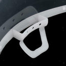 10Pcs Transparent Plastic Face Shield Anti-Splash Anti-fog Food Mouth Nose Cover