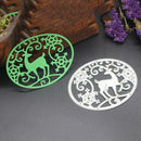 Christmas Deer Oval Cutting Die Stencil Embossing Scrapbooking Album Craft