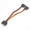 15 Pin Sata Male to 2 Sata Female Power Splitter Y Cable 20cm JR