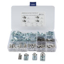 50pcs M4 M5 M6 M8 Assorted Multi Thread Car Fastener Clip U Nuts with 50 Bolts