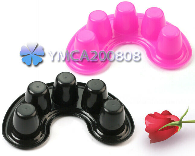 2X Manicure Bowl Soak Finger Acrylic Tip Nail Soaker Treatment Remover Bowl Tool