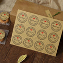 60pcs Round Natural Kraft Thank You Stickers for Wedding Party DecorationSEAU