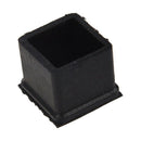 40 Pcs Rubber Chair Table Foot Cover Furniture Leg Protectors 20x20mm R4Z4