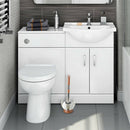Modern Design Toilet Brush and Holder, Automatic Opening and Closing Lotus  X6B1
