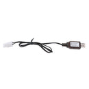 6V USB to L6.2-2P Female Plug NI-MH/NI-Cd Batteries Charge Cables Cord for RC