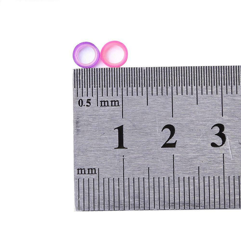 100pcs Orthodontic Rubber Bands Latex Braces Transparent Traction (1/8) A