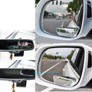 2pcs Auto Side 360 Wide Angle Convex Mirror Car Vehicle Blind Spot Rearview