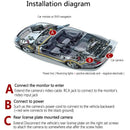 Rear View Camera 8LED Reversing Parking Camera for Volkswagen Golf 7 Waterp Q9U4