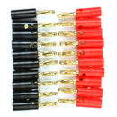 20pcs Banana Speaker Audio Wire Cable Screw Plugs Connectors Adapter 4mm