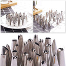 24Pcs Icing Piping Nozzles Pastry Tips Cake Sugarcraft Bakery Decorating I7B4