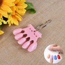 50PCS Pink Crown False Nail Art Polish Gel Tip Sample Practice Display Hold%!