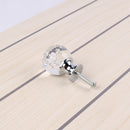 2 x Handle Button with Air Bubble for Cabinet Door Drawer - Transparent K9K4