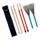 Musical Drum Repair Parts Drum Sticks, Wire Brushes And Rods Drum Brushes