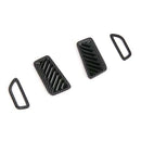 Car Styling Carbon Fiber Color Interior Front Dashboard Upper Ac Vent Cover