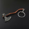 God of War 4 Leviathan Key Chain Metal Keyrings Kratos Guardian Axe Shape