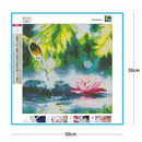 5D DIY Full Drill Diamond Painting Bamboo Stone Cross Stitch Kit (L1741)