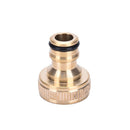 2x 3/4" Threaded Brass Tap Adaptor Garden Water Hose Pipe Connector Fitting ME
